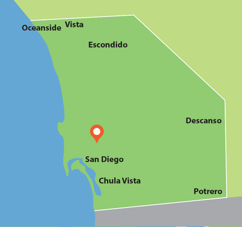 California Service Map