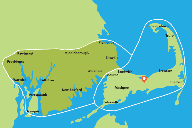 New England Service Map