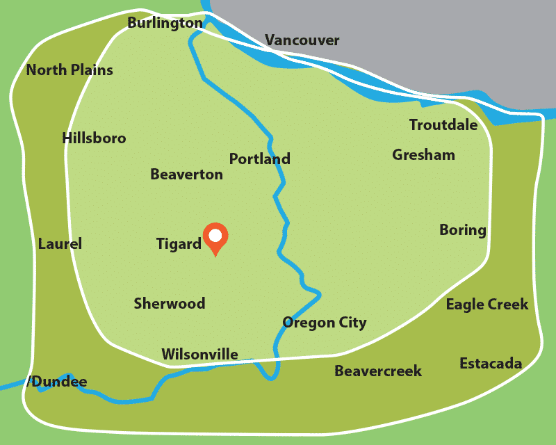 Portland Service Map