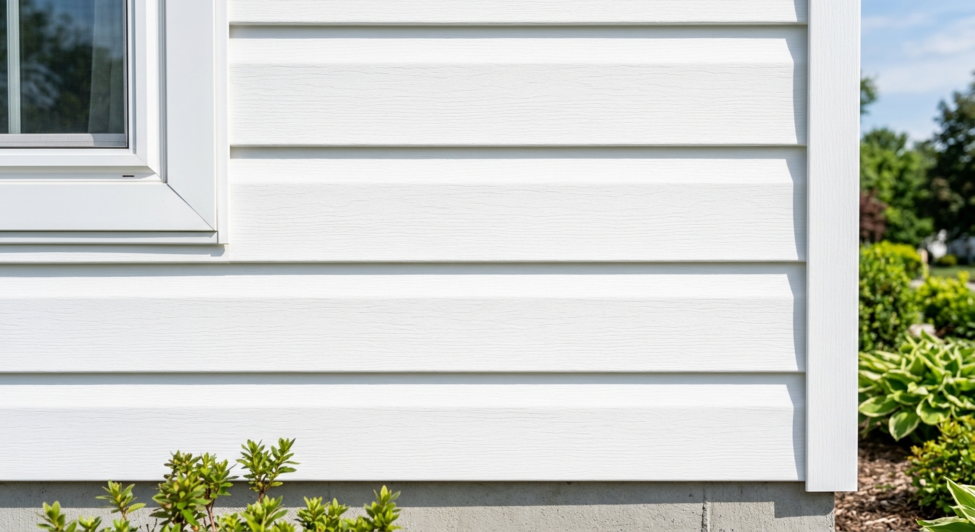 Siding after cleaning